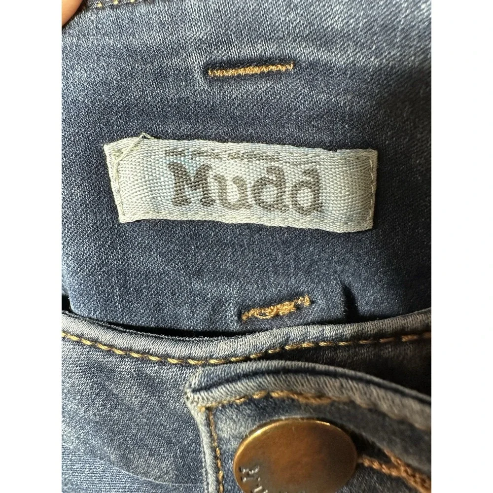 Mudd Women's Jeans Size 9 High Rise Jean Legging Jegging Stretch Dark Wash